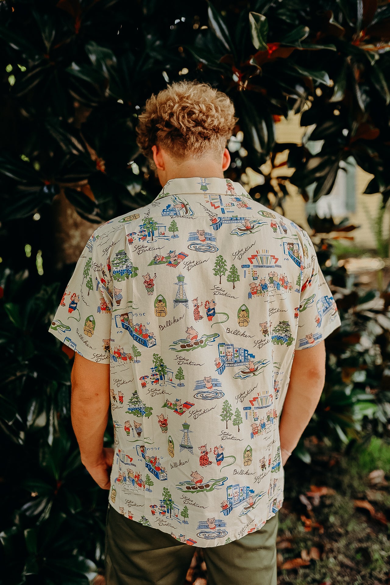 Studio D’artisan Billiken Original Aloha Shirt - Cream (Billi-003)