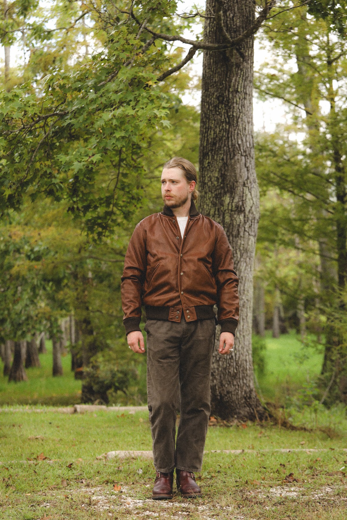 Dehen 1920 All-City Leather Jacket- Espresso