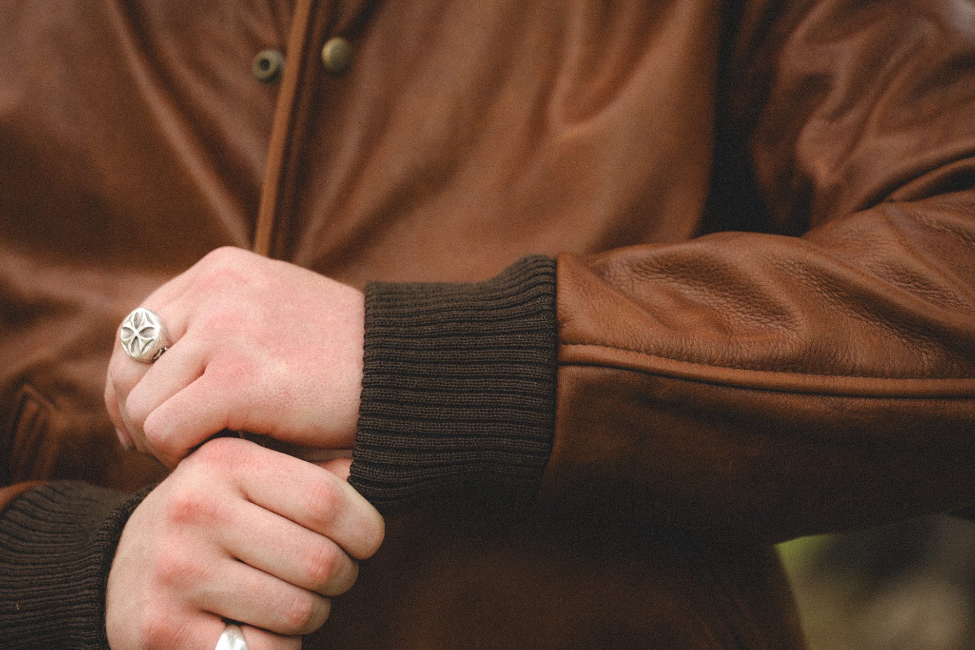Dehen 1920 All-City Leather Jacket- Espresso