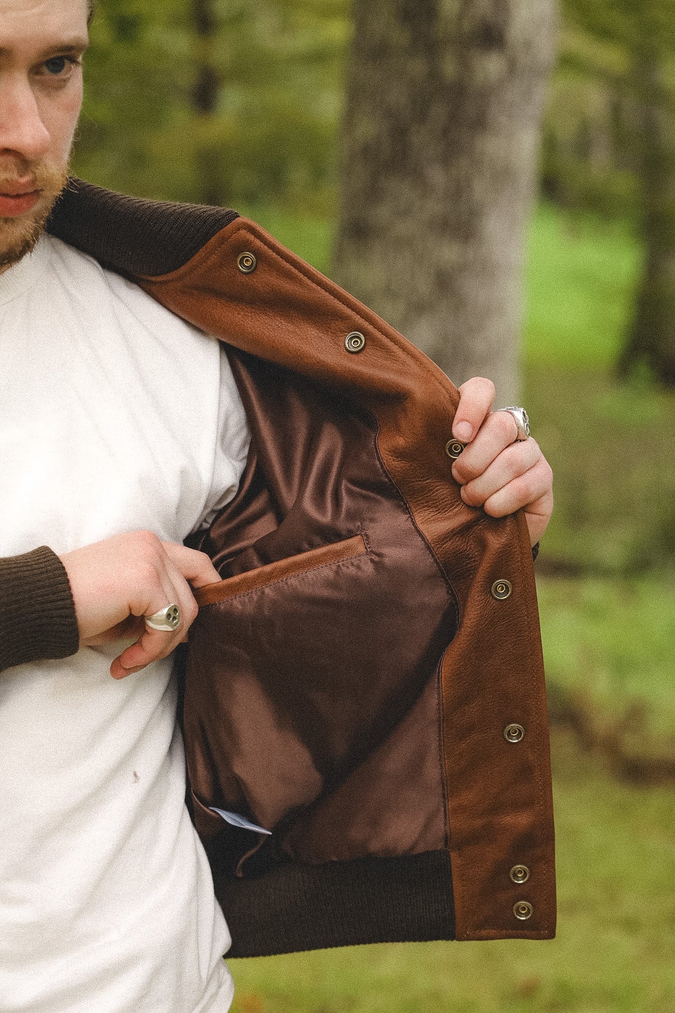 Dehen 1920 All-City Leather Jacket- Espresso