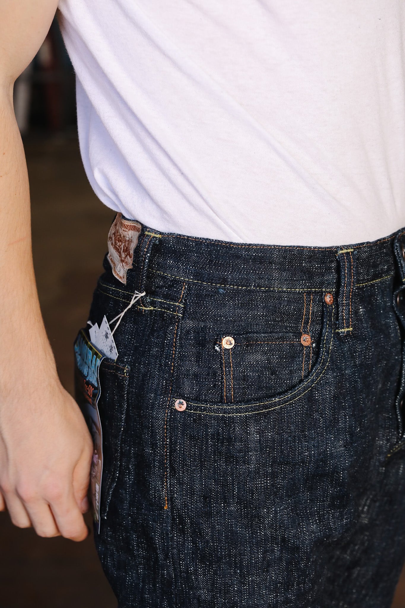 &quot;Murasame&quot; 17oz Extra Slub Selvedge Denim - Relaxed Tapered Fit (S211XX17oz-SDS)