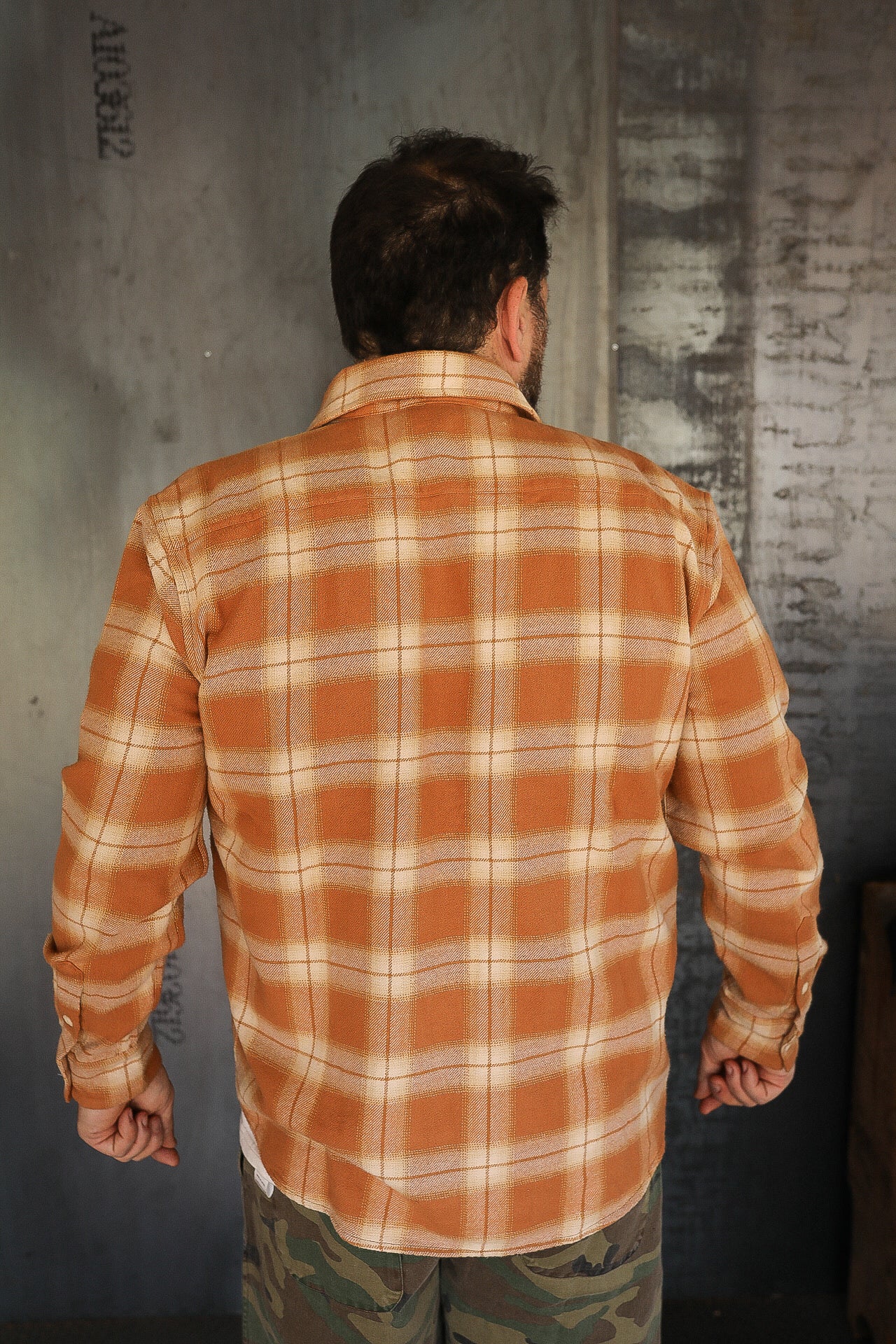 Utility Flannel-Amber Plaid