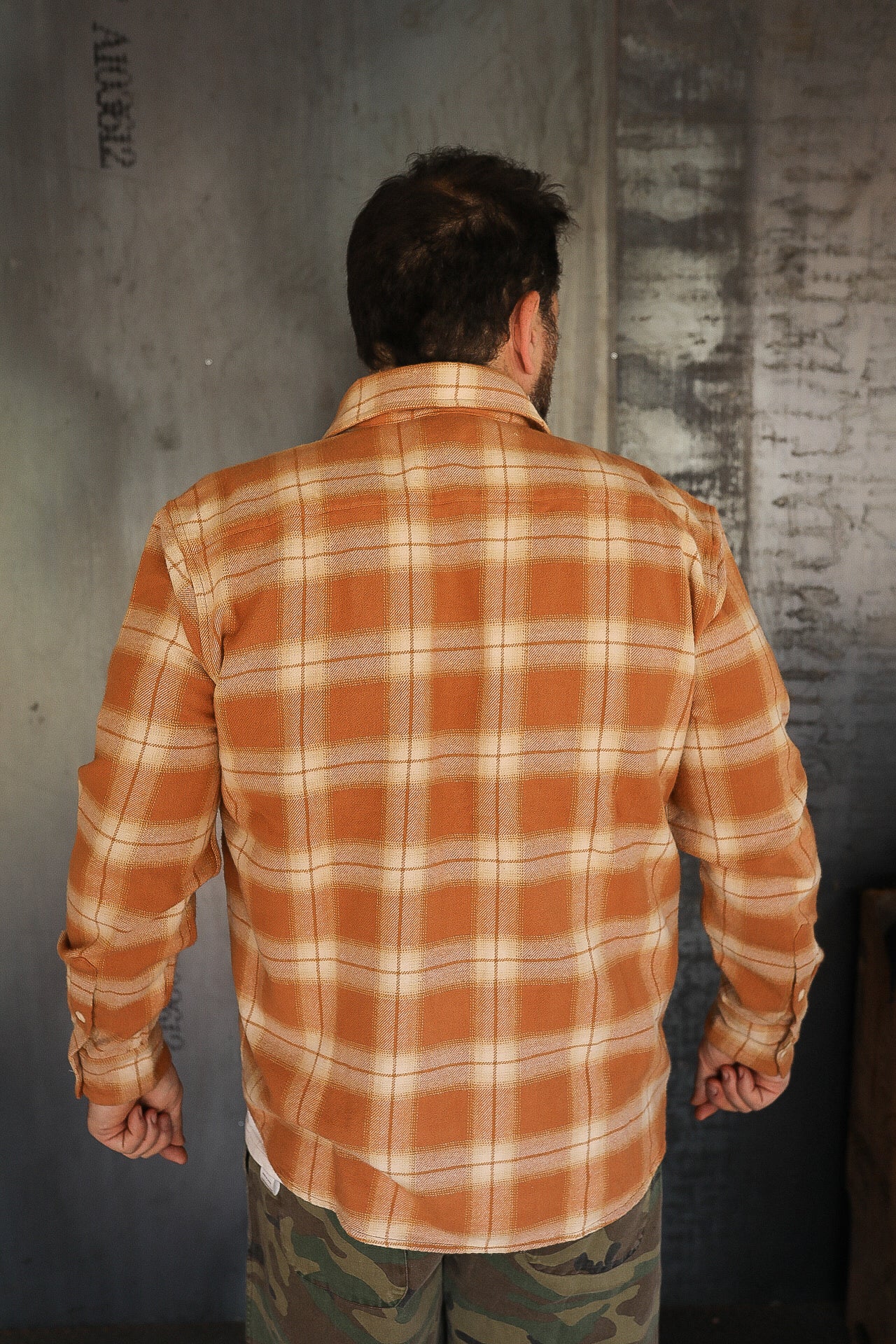 Utility Flannel-Amber Plaid