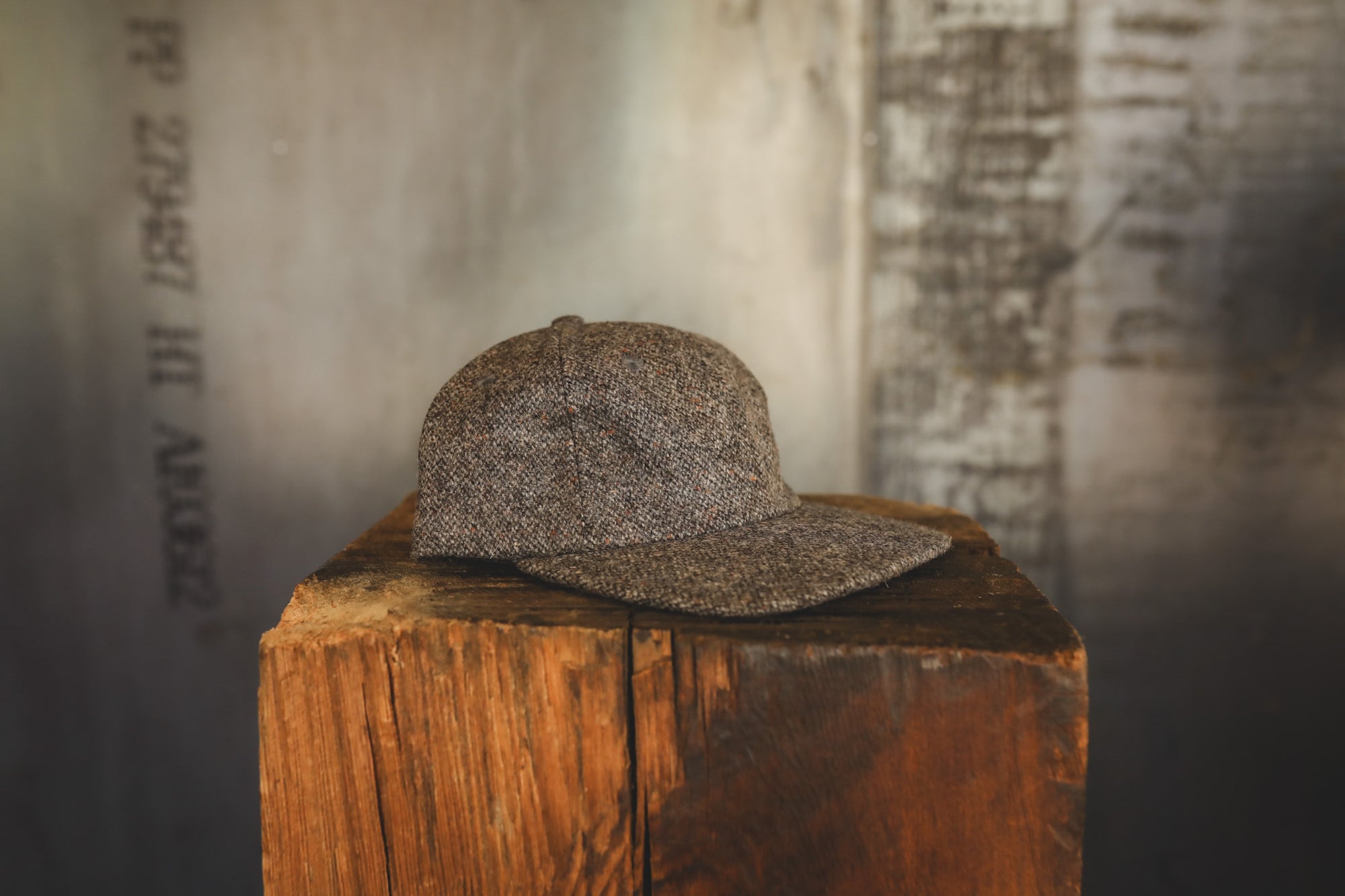 Dehen 1920 Unstructured Baseball Hat -Donegal Wool Silt