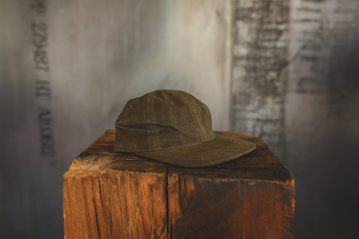 Dehen 1920 Unstructured Baseball Hat -Wax Cotton Loden