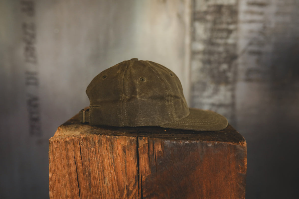 Dehen 1920 Unstructured Baseball Hat -Wax Cotton Loden
