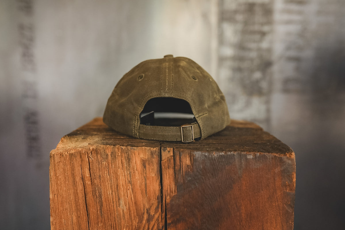 Dehen 1920 Unstructured Baseball Hat -Wax Cotton Loden