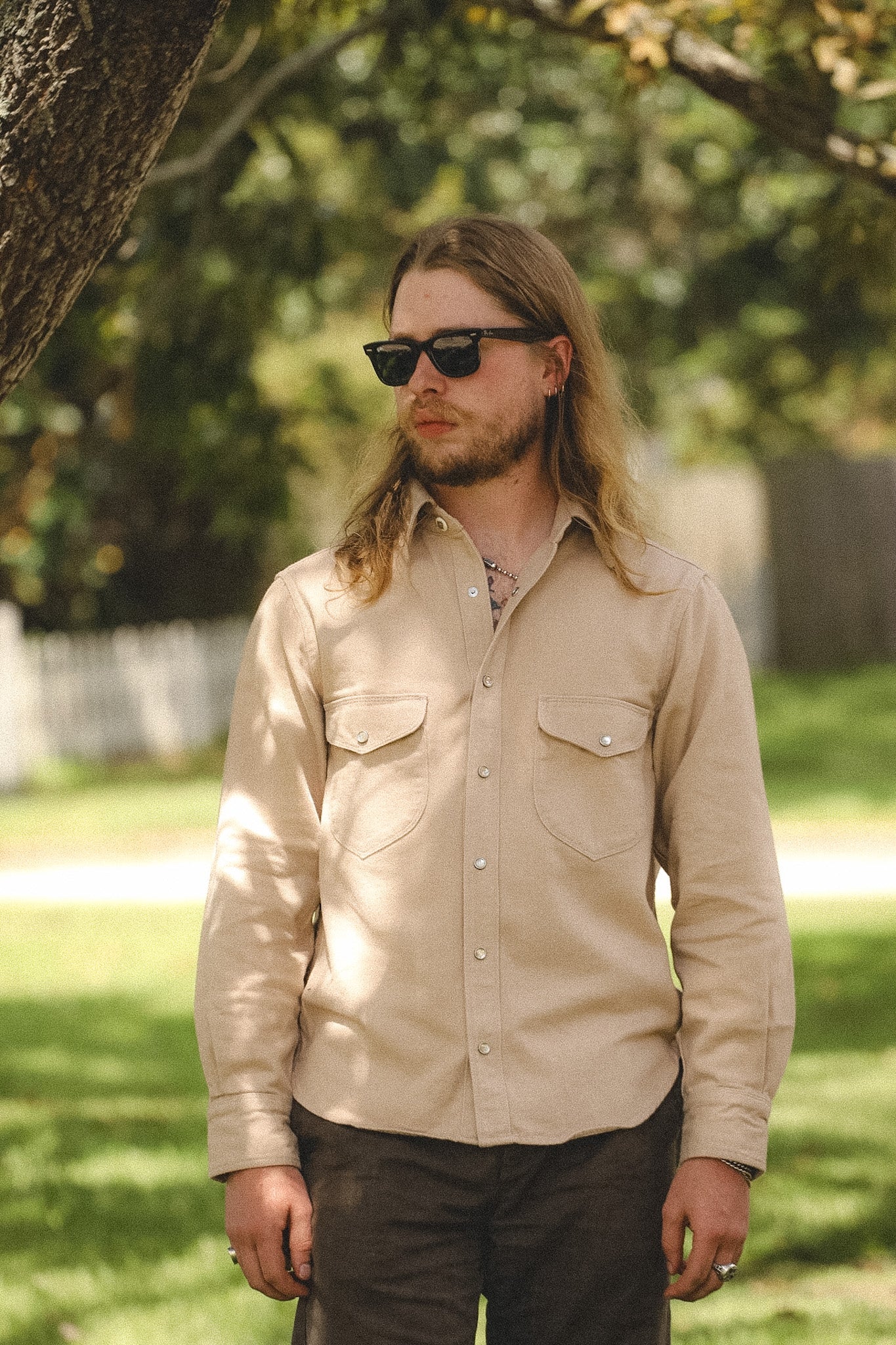 Freenote Cloth Bodie- Cream Twill