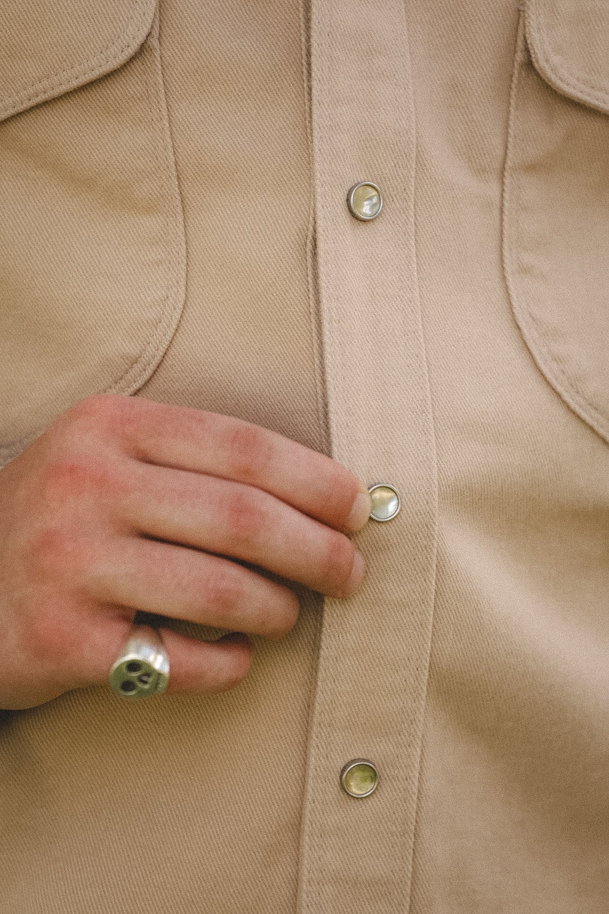 Freenote Cloth Bodie- Cream Twill