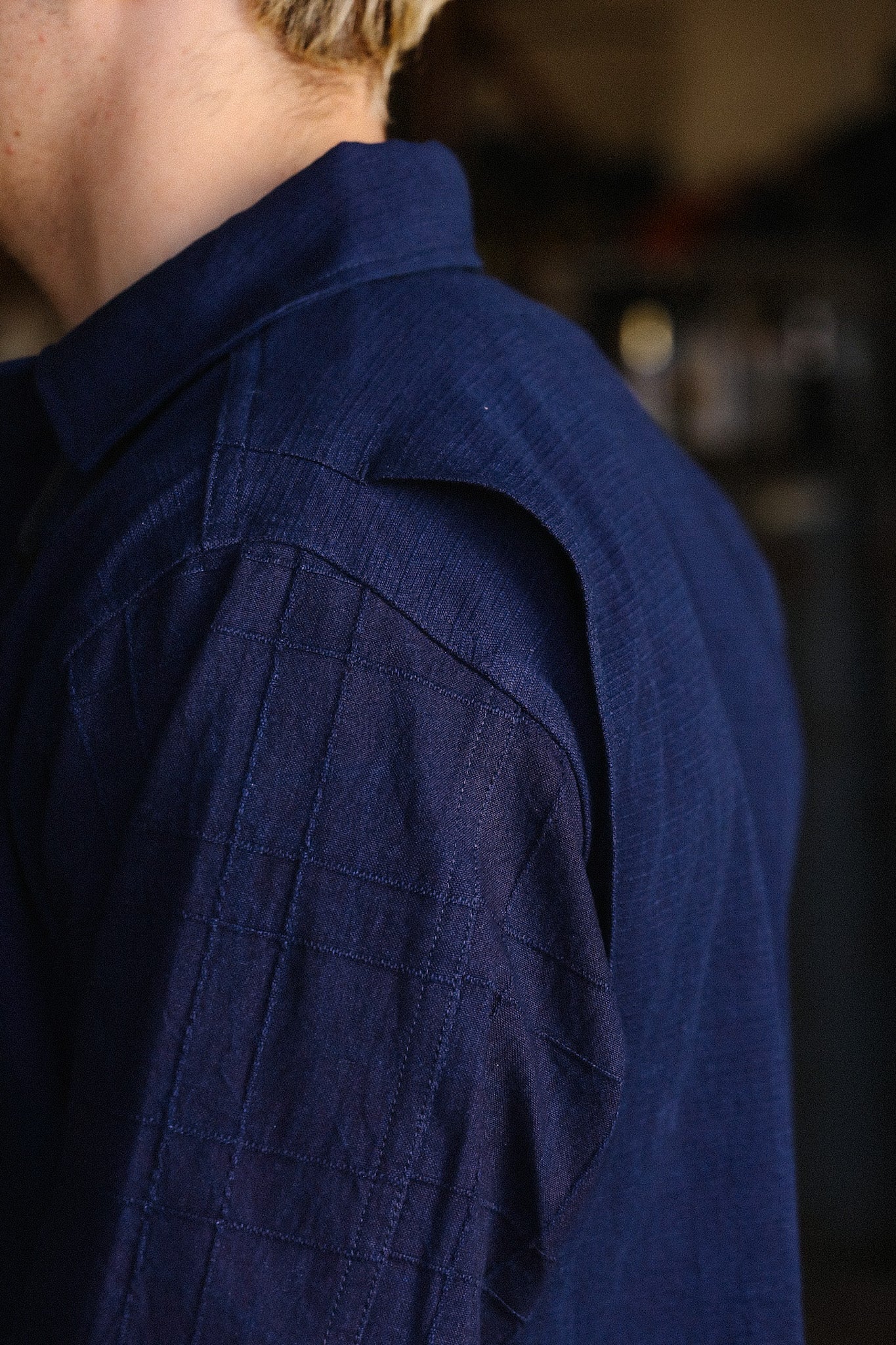 Bi-Blue Jacket- Natural Indigo (SJCJK25-YR)