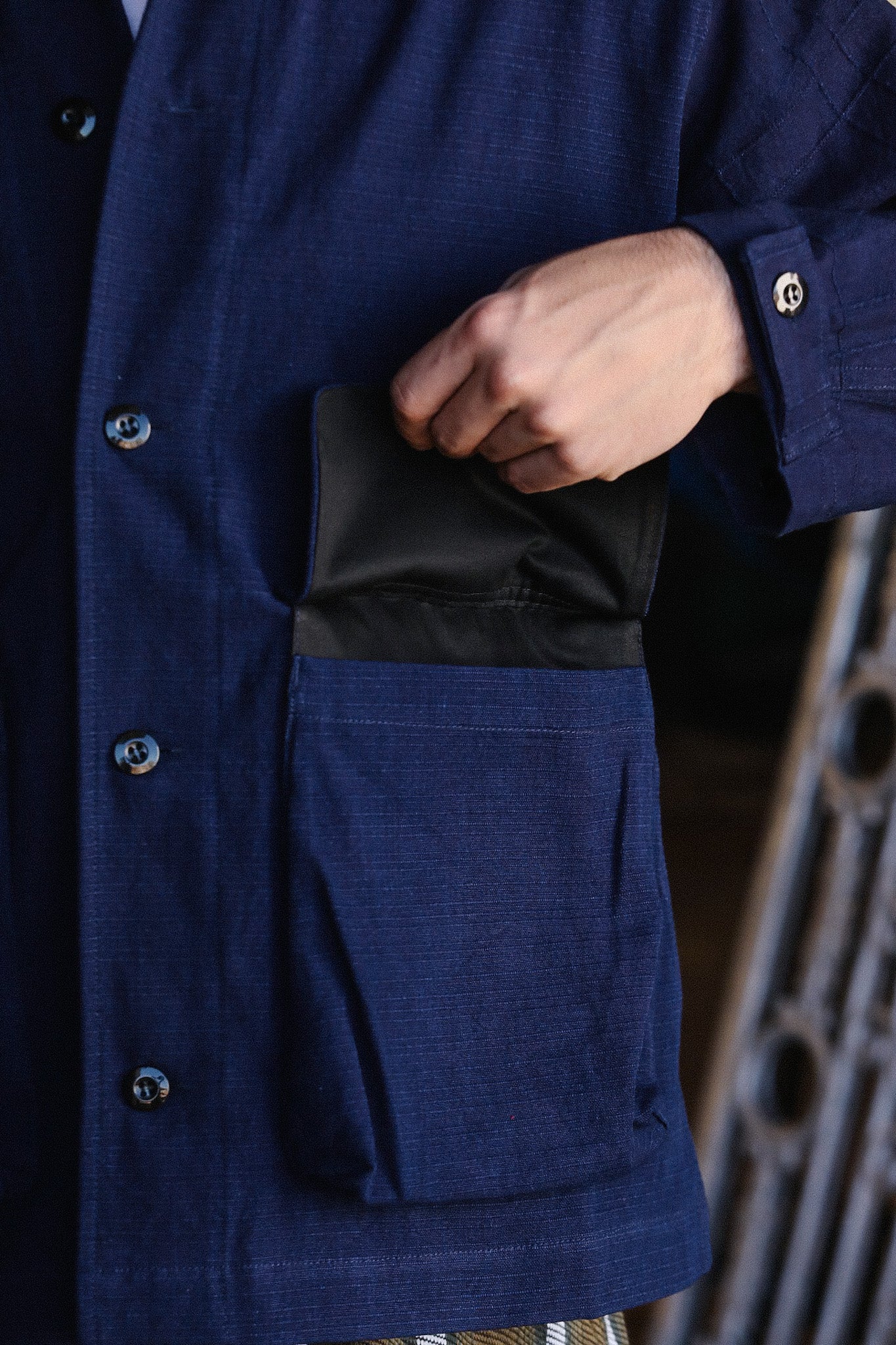 Bi-Blue Jacket- Natural Indigo (SJCJK25-YR)