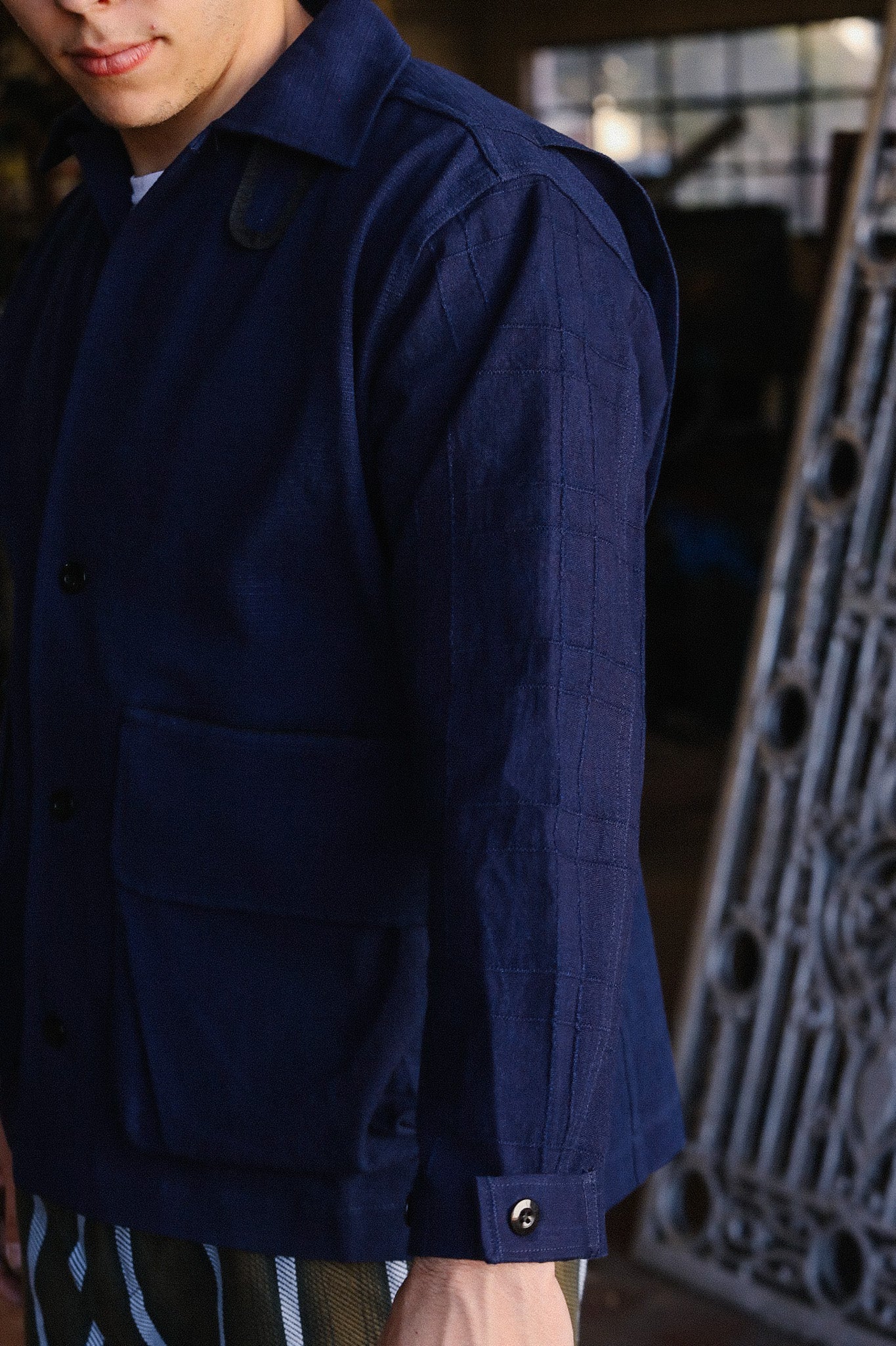 Bi-Blue Jacket- Natural Indigo (SJCJK25-YR) – Iron Shop Provisions