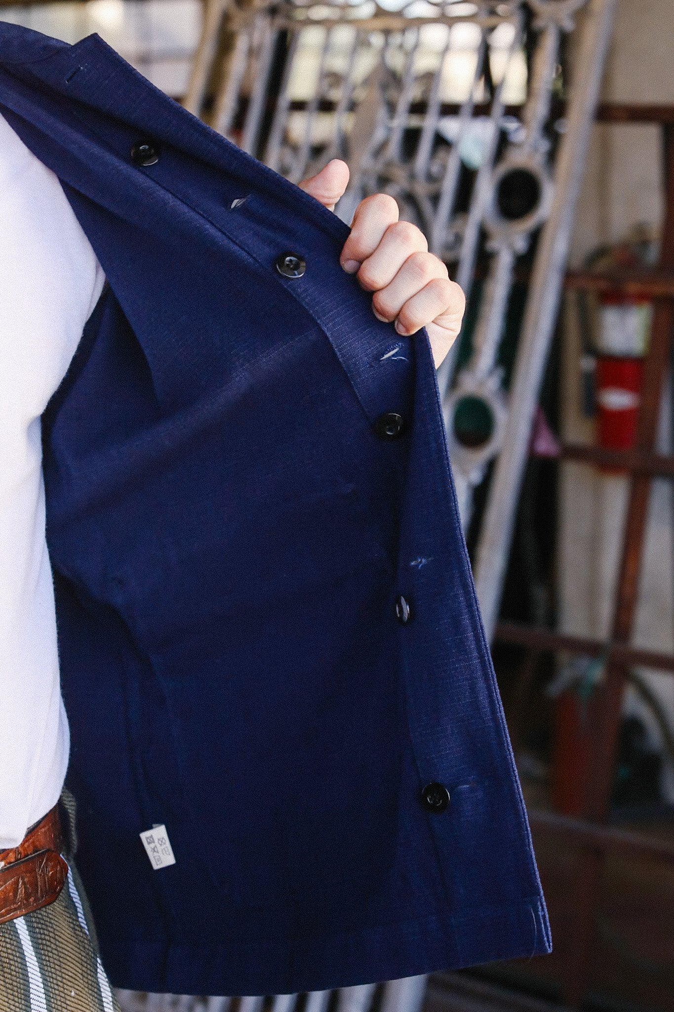 Bi-Blue Jacket- Natural Indigo (SJCJK25-YR) – Iron Shop Provisions