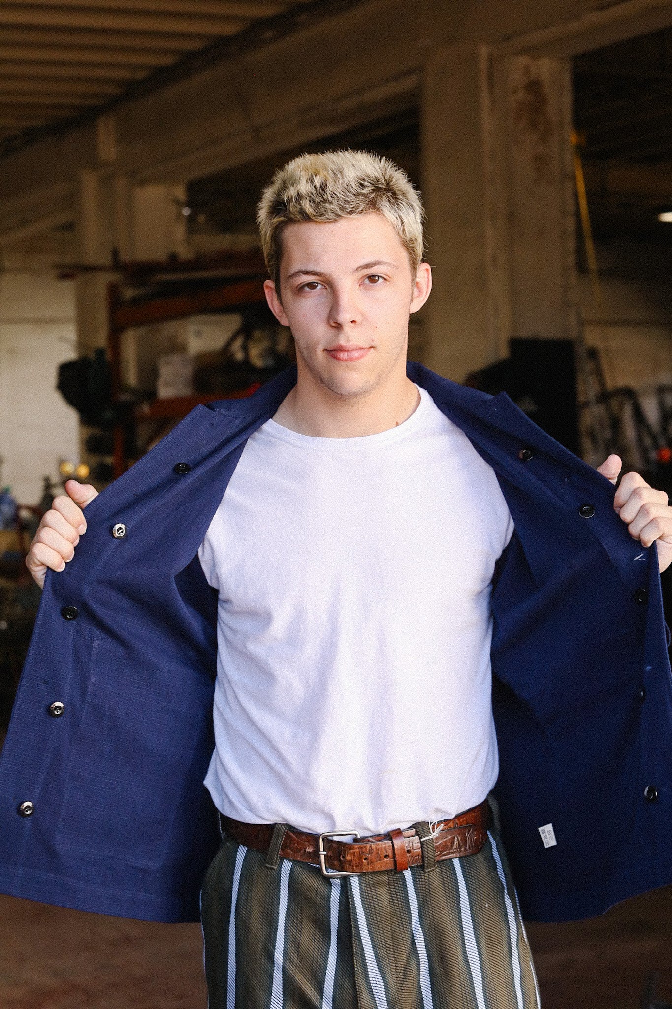 Bi-Blue Jacket- Natural Indigo (SJCJK25-YR) – Iron Shop Provisions