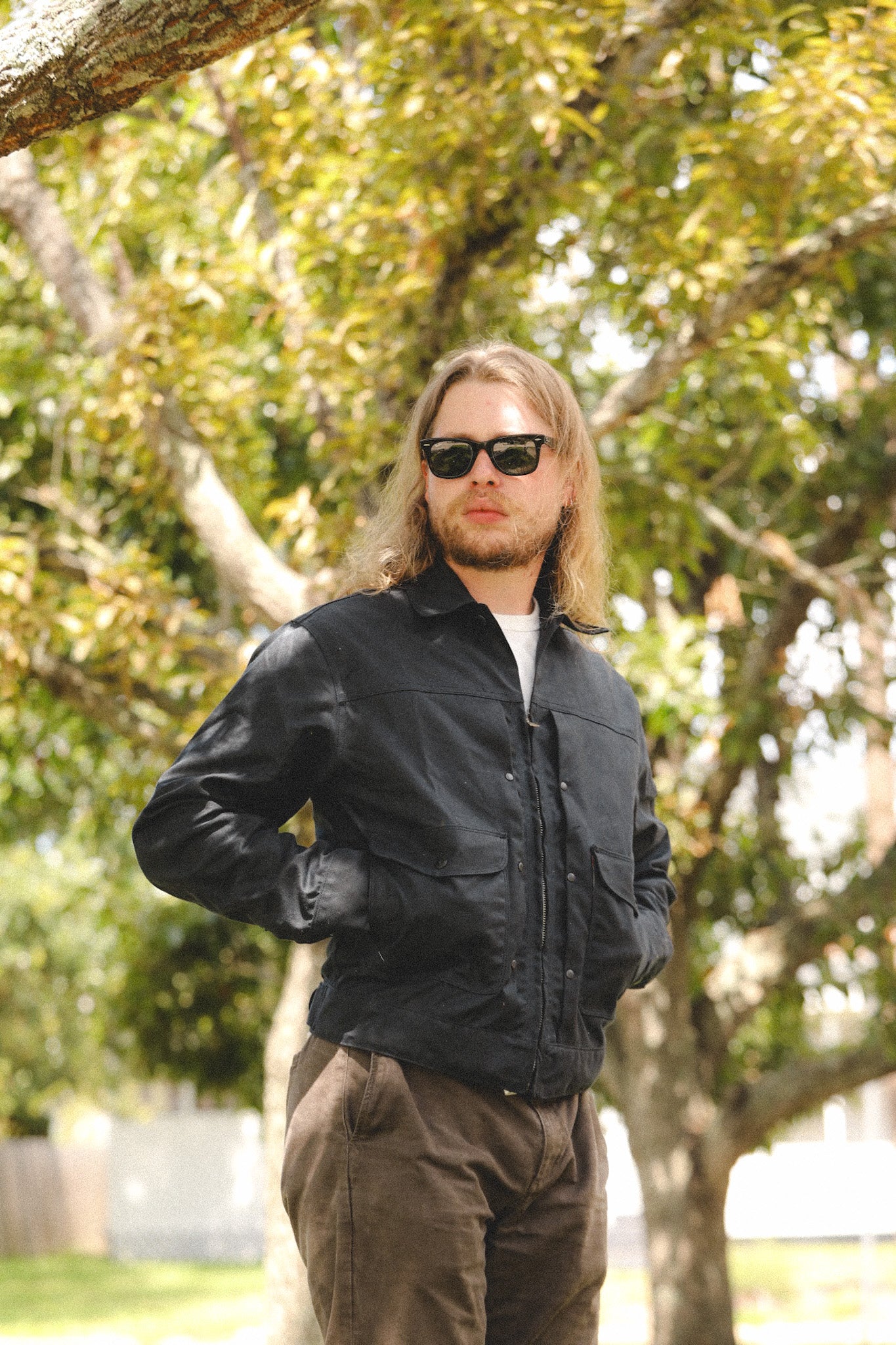 Freenote Cloth Faro Jacket Lined 10oz Canvas- Black