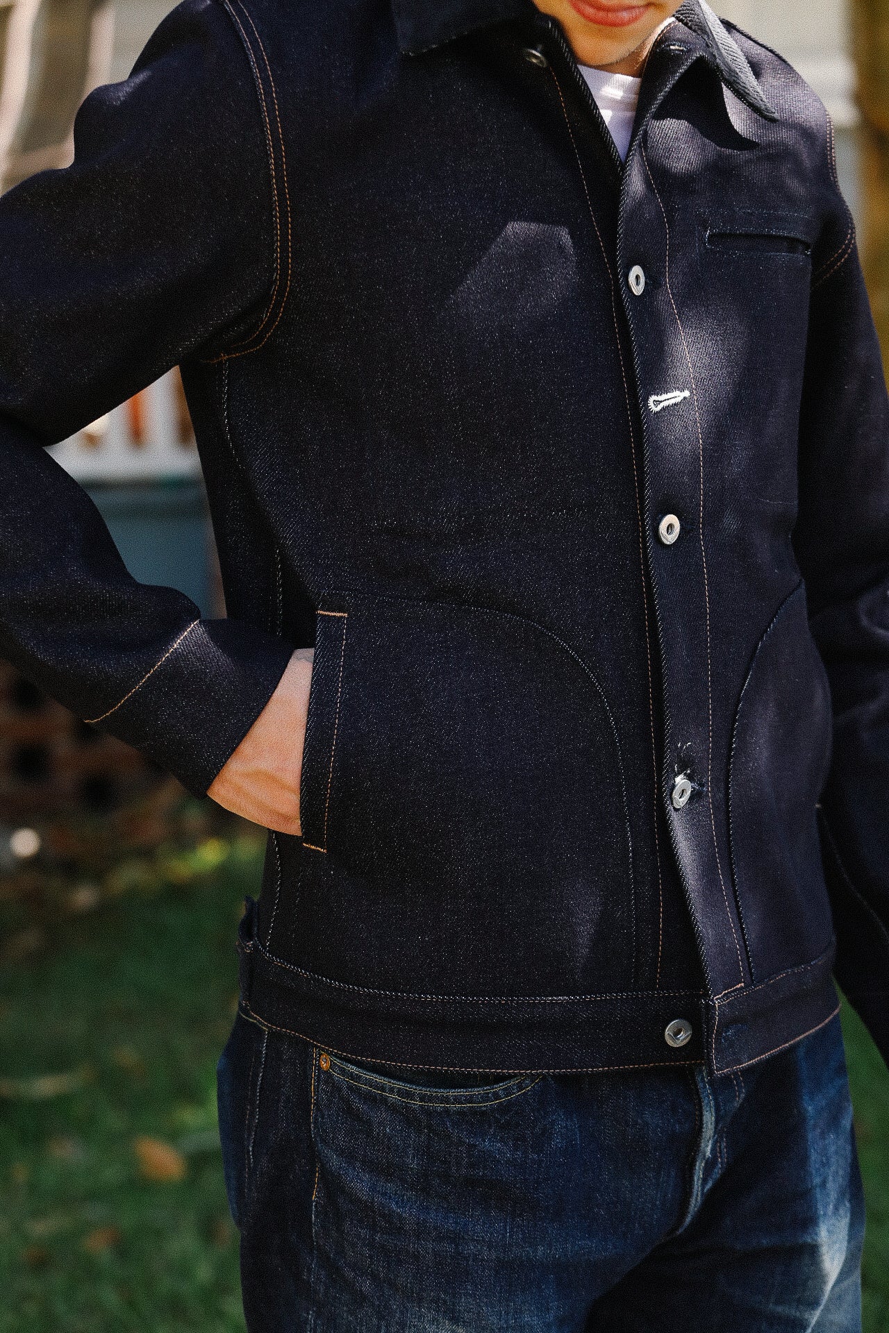 Supply Jacket- 22oz Indigo Slub