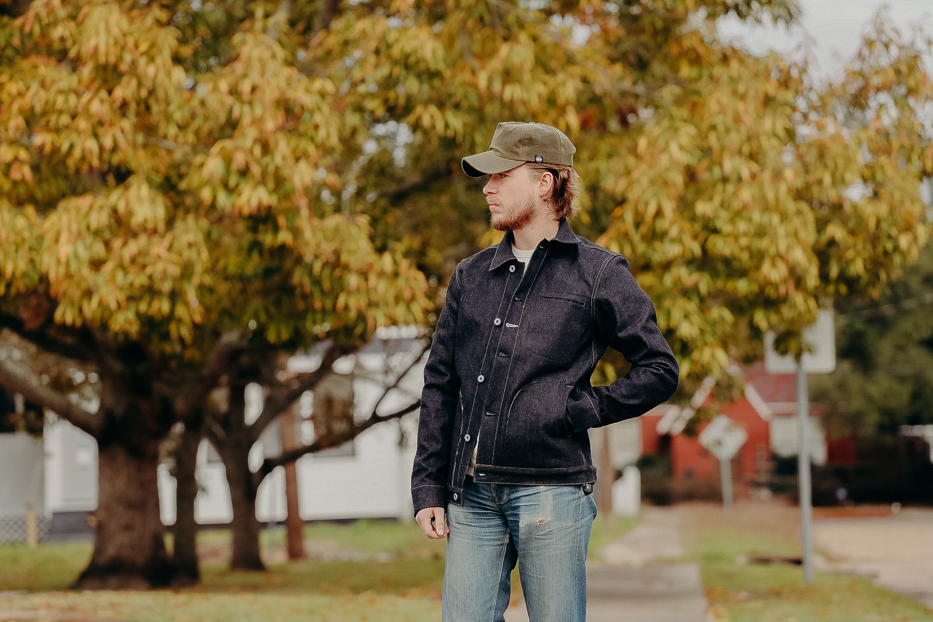 LINED SUPPLY JACKET- 15OZ INDIGO – Iron Shop Provisions