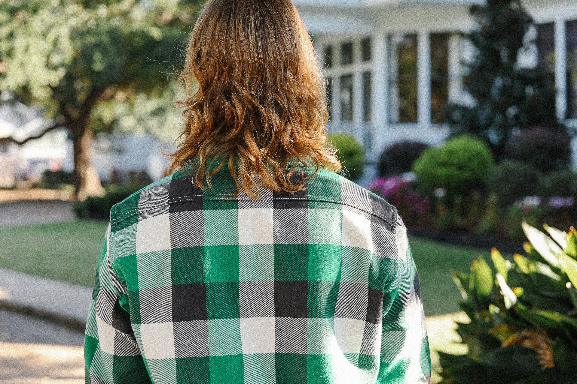 Ultra Heavy Flannel Vintage Check Work Overshirt - Green IHSH-428-GRN