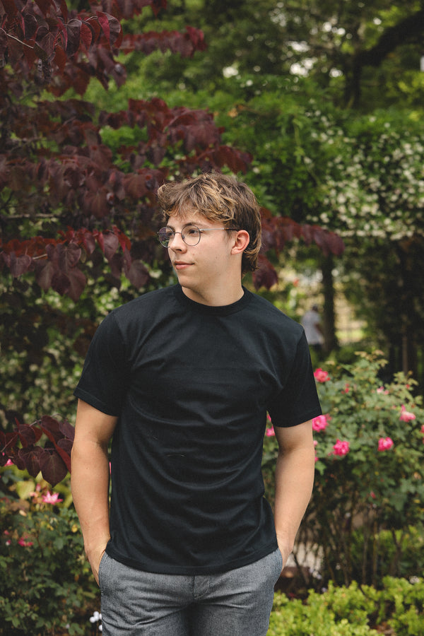 ANM Loopwheel Tee- Black