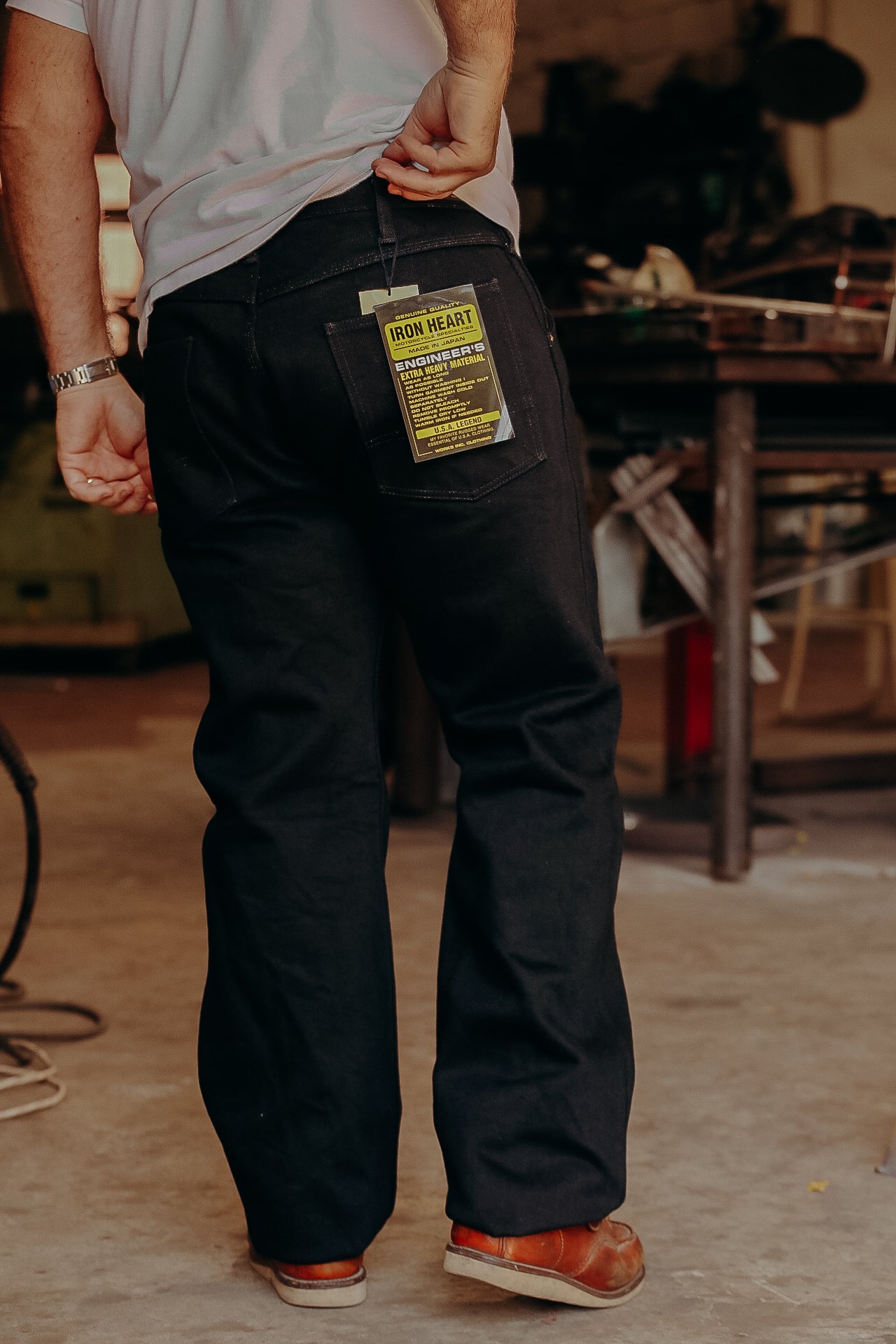 21oz Serge Work Pants - Black IH-829-BLK – Iron Shop Provisions
