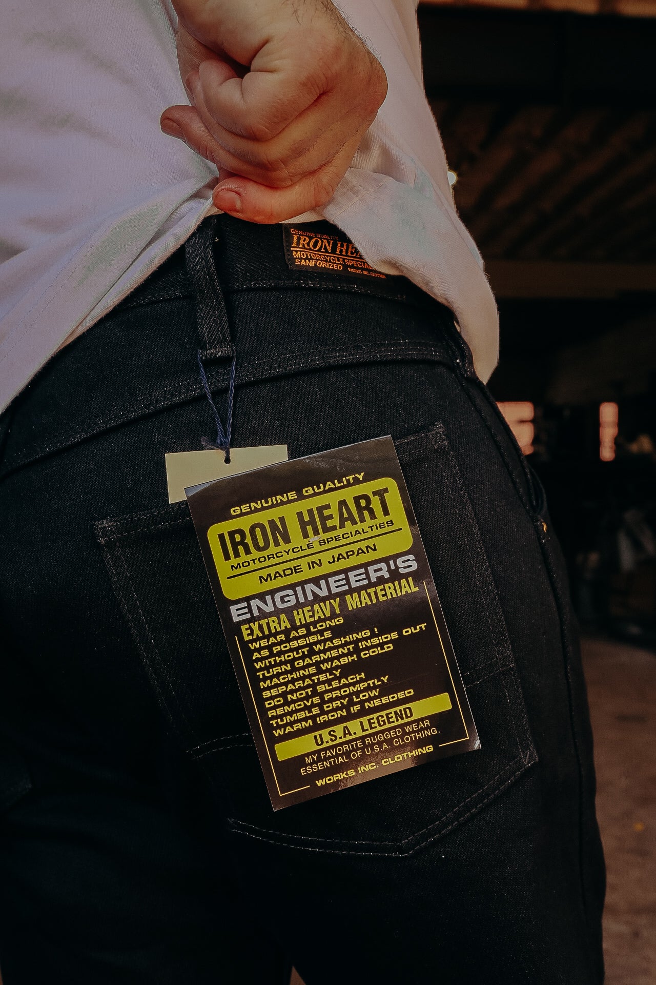 IRON HEART チノパン ワークパンツ ブラック W34 21oz Serge Work Pants - Black IH-829-BLK – Iron Shop Provisions