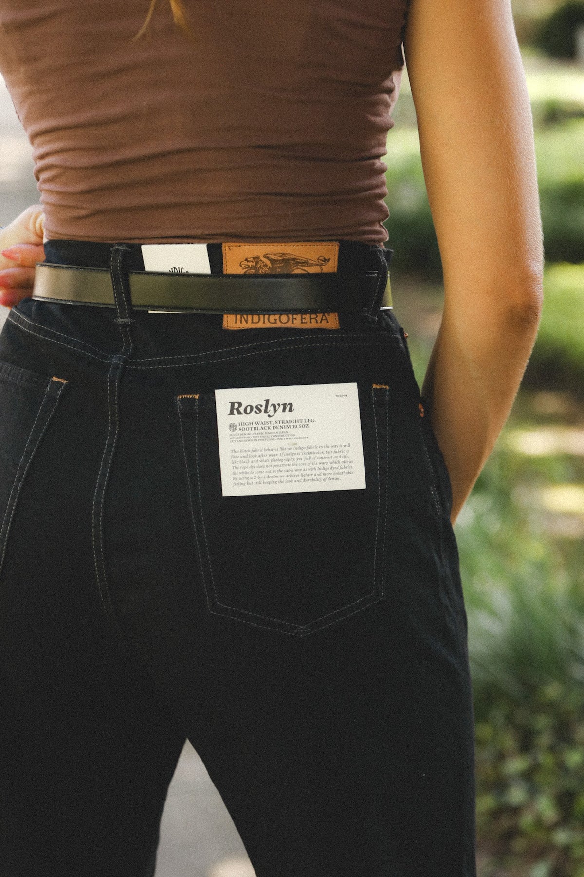 Indigofera Roslyn Women's Jeans- Soot Black