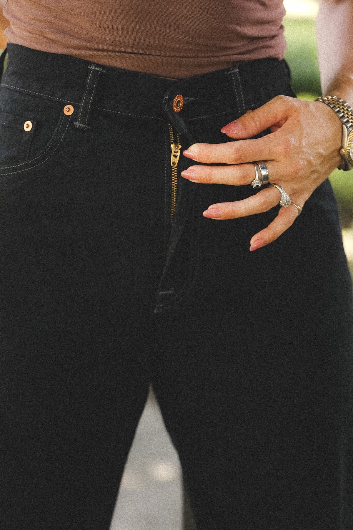 Indigofera Roslyn Women's Jeans- Soot Black