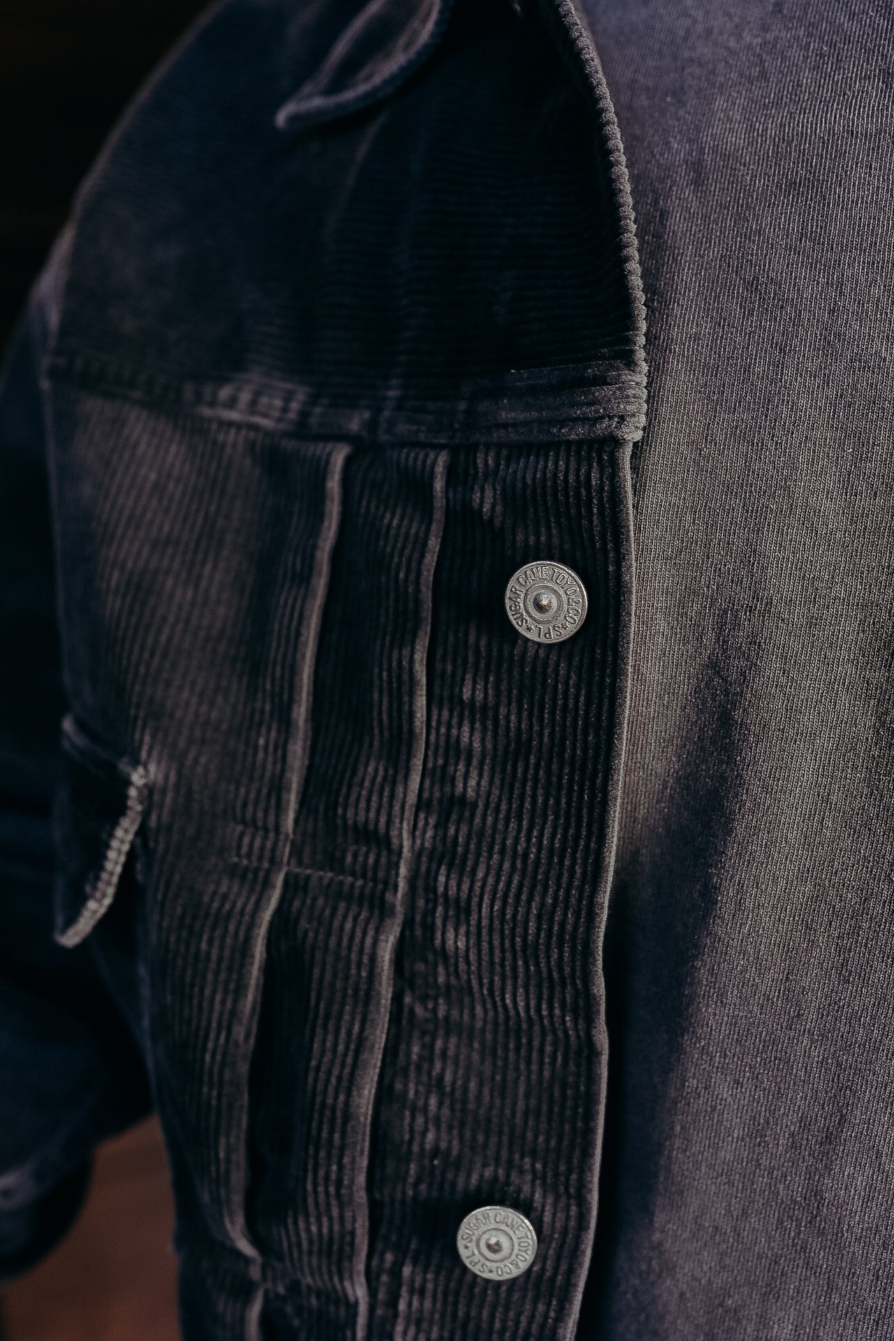 1953 Model Jacket- Black Corduroy (SC15648) – Iron Shop