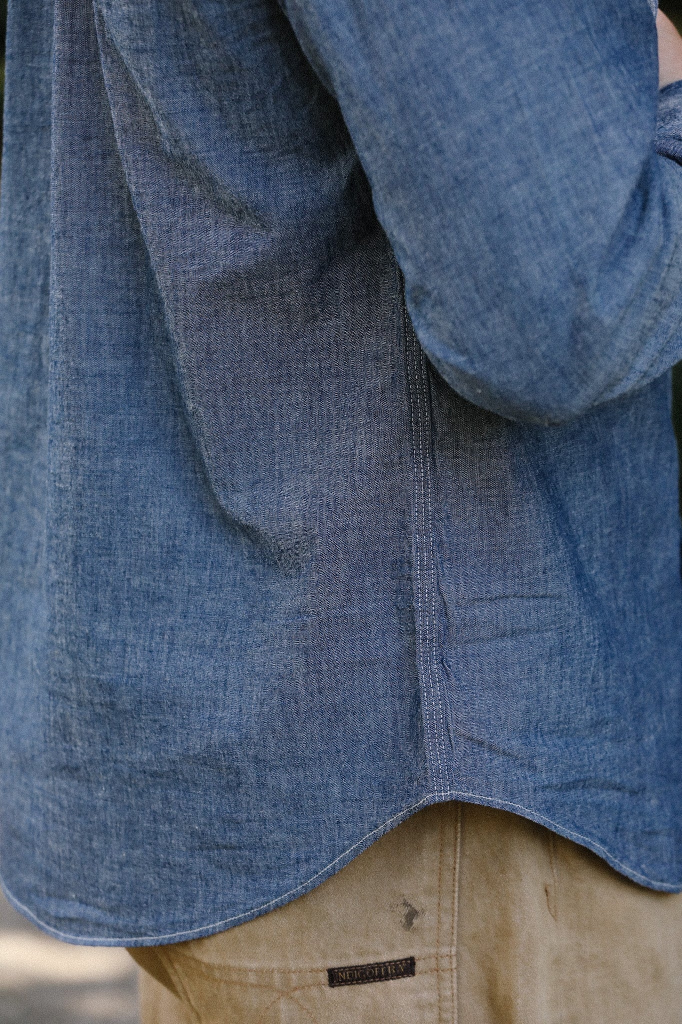 SC27850 Sugar Cane Long Sleeve Work Shirt- Chambray – Iron Shop
