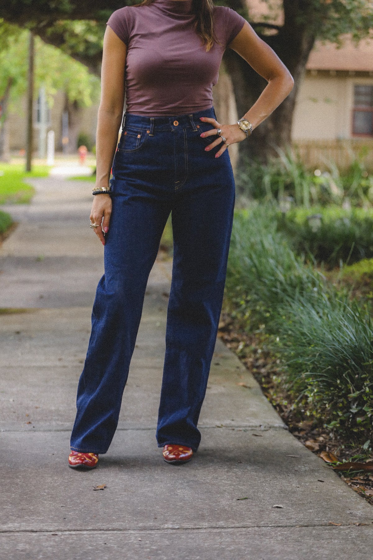 Indigofera Roslyn Women's Jeans- Vintage 70's Denim Rinse