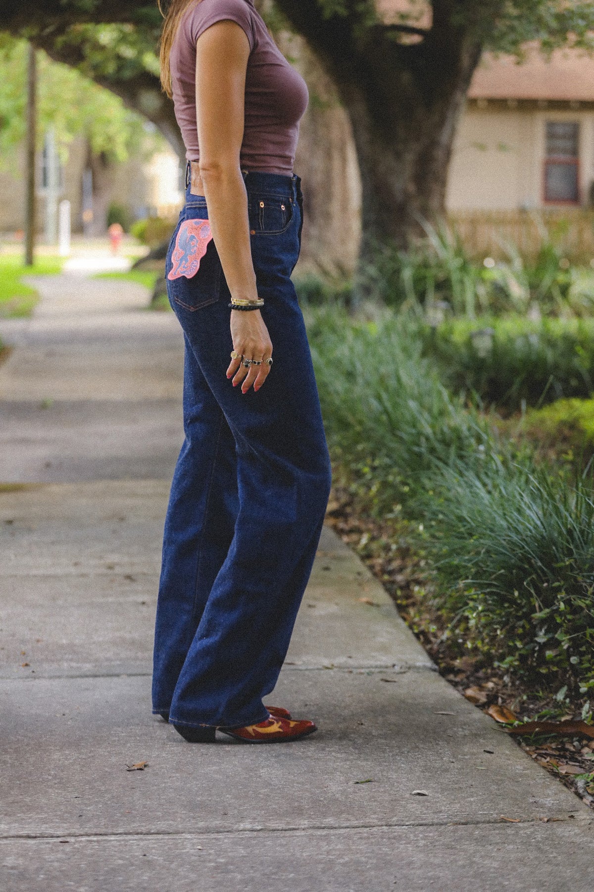 Indigofera Roslyn Women's Jeans- Vintage 70's Denim Rinse