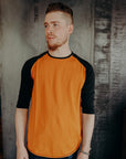 Leon Raglan Sweater- Orange / Marshall