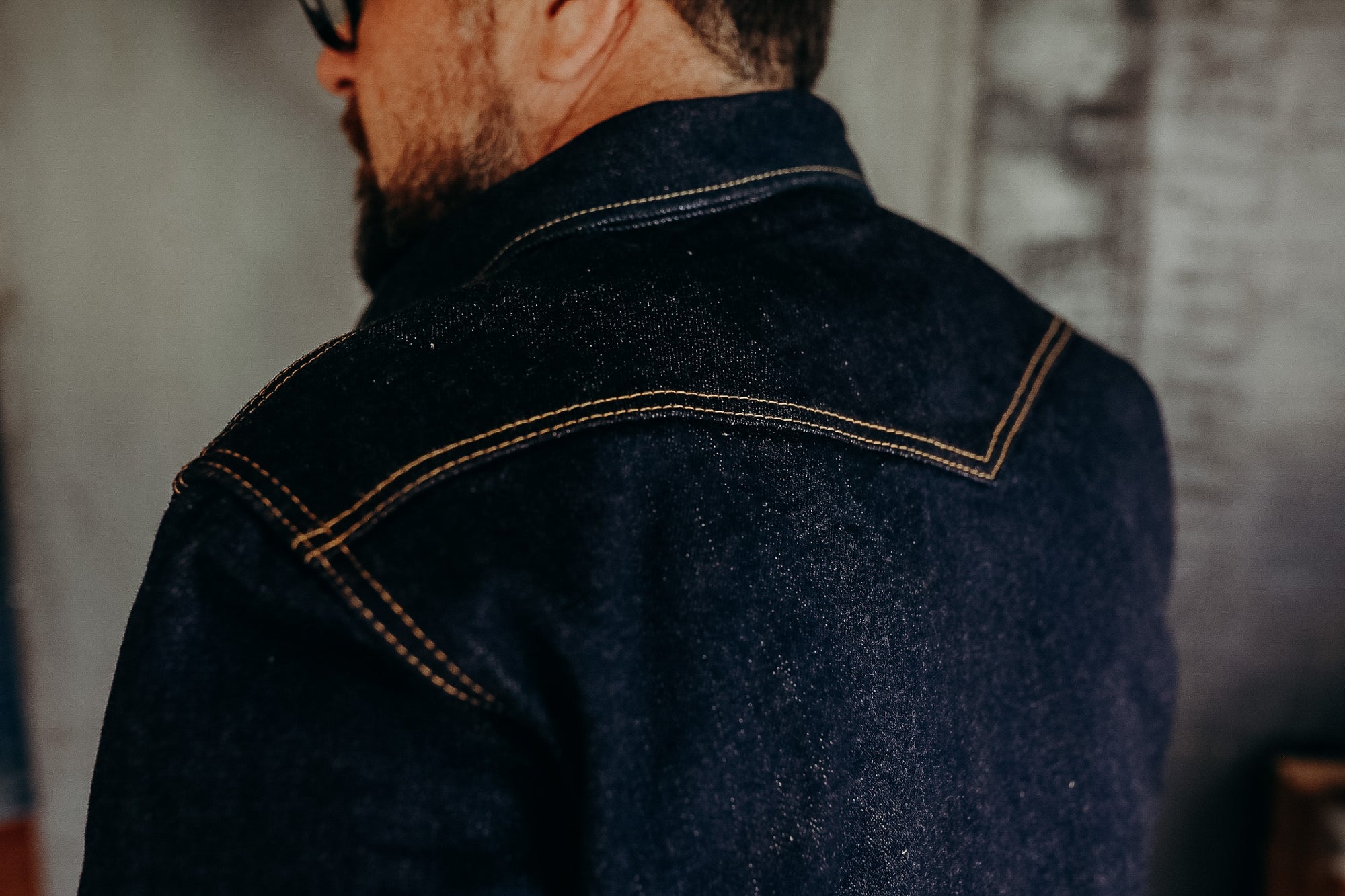 18oz Vintage Selvedge Denim CPO Shirt - Indigo IHSH-292-IND