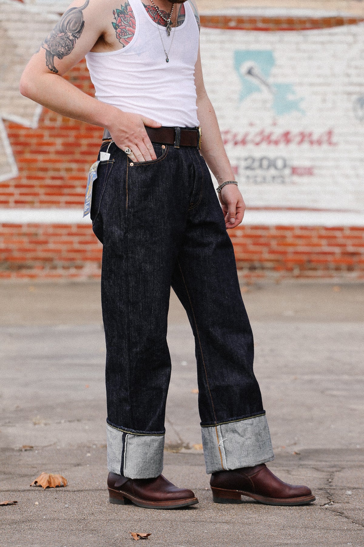 S310XX19ozII Samurai Jeans 19oz Super Wide Model- Indigo