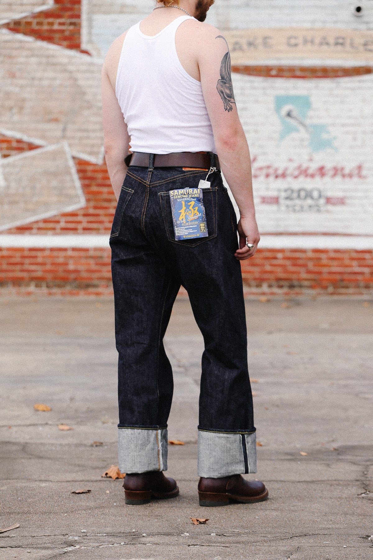 S310XX19ozII Samurai Jeans 19oz Super Wide Model- Indigo