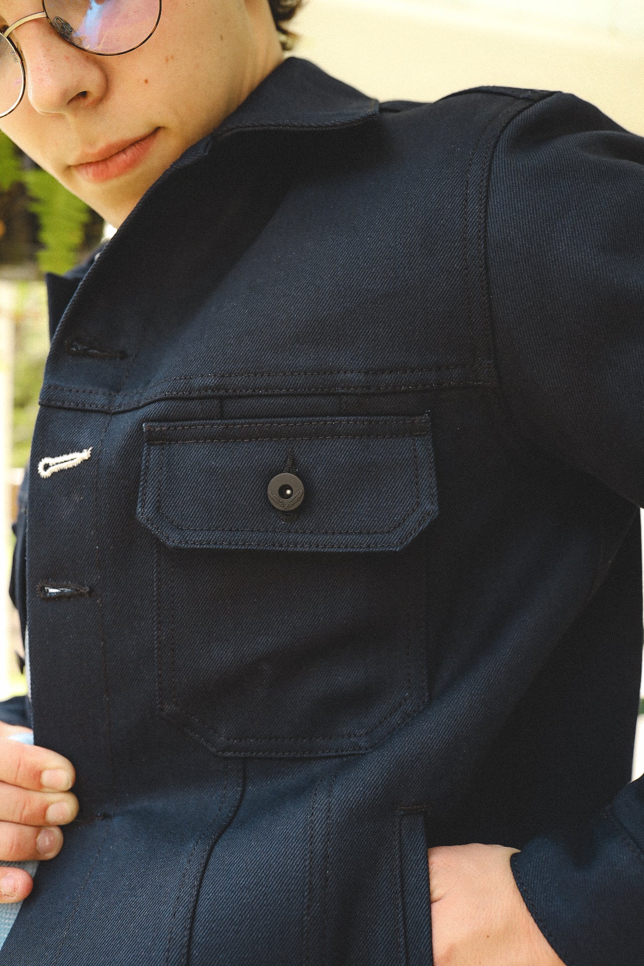 Cruiser Jacket- 13.5oz Ind x Blk