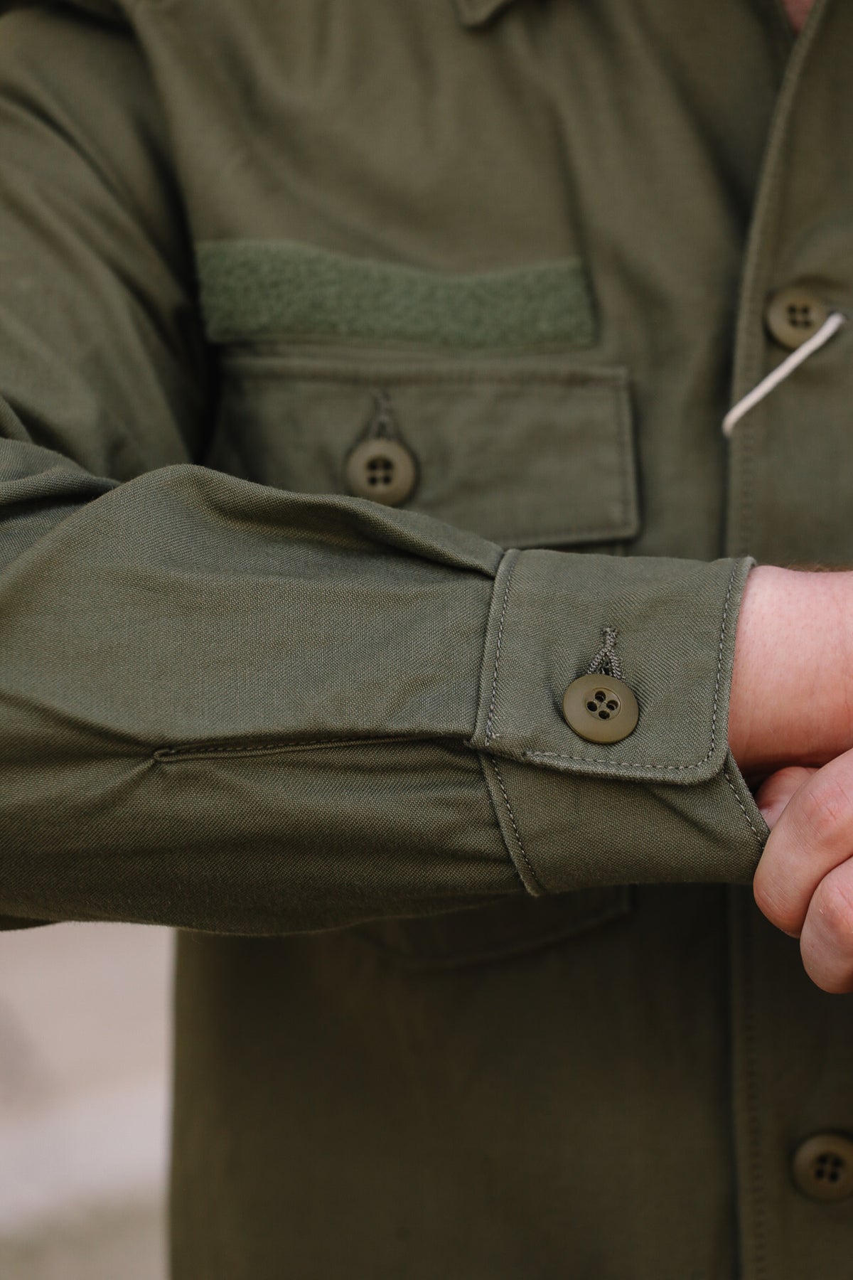 F2469 FOB Factory Utility Uniform Shirt-Olive