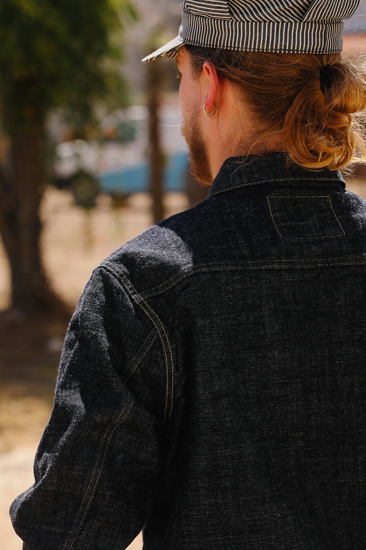 F2384 FOB Factory G-3 Denim Pop-Over Jacket- Indigo