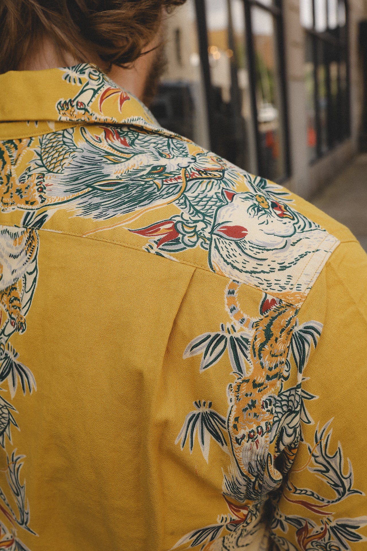 Tornado Pig Aloha Shirt- Yellow (5721)