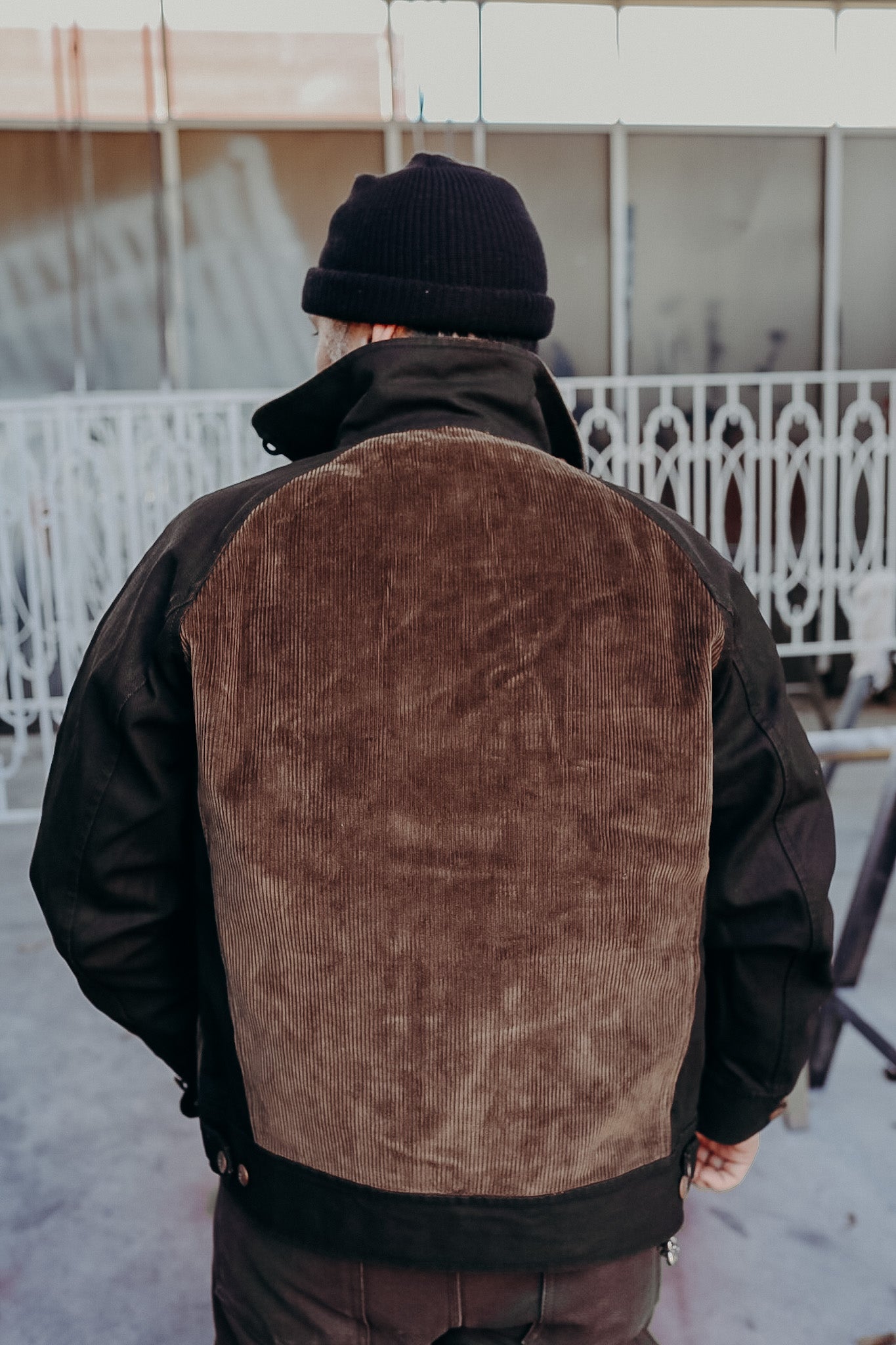 SJGJ24 BLACK COATED DUCK GRIZZLY JACKET (SJGJ24 )