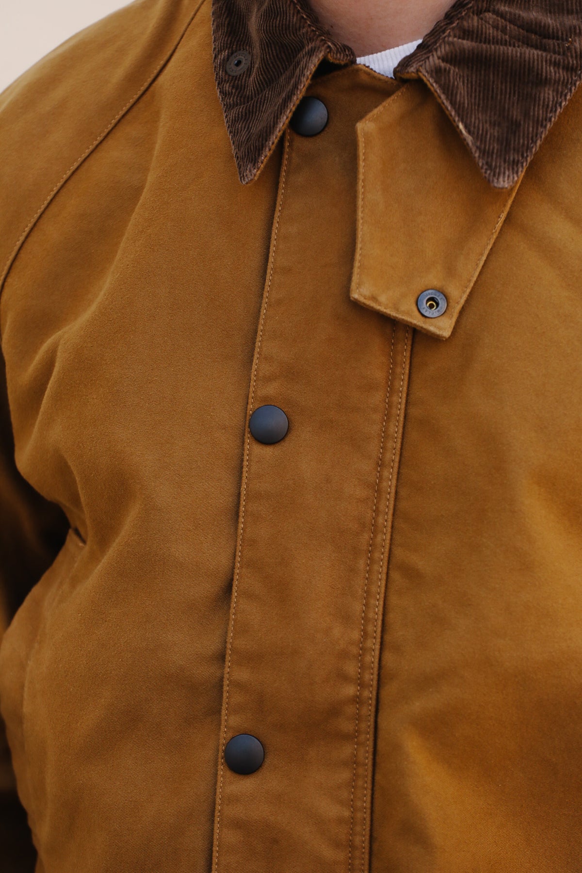 F2361 FOB Factory Moleskin Riding Jacket- Khaki