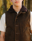 12oz Duck N1 Deck Vest - Brown IHV-51-BRN
