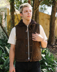 12oz Duck N1 Deck Vest - Brown IHV-51-BRN