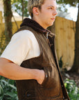 12oz Duck N1 Deck Vest - Brown IHV-51-BRN