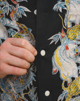 Tornado Pig Aloha Shirt- Black (5721)