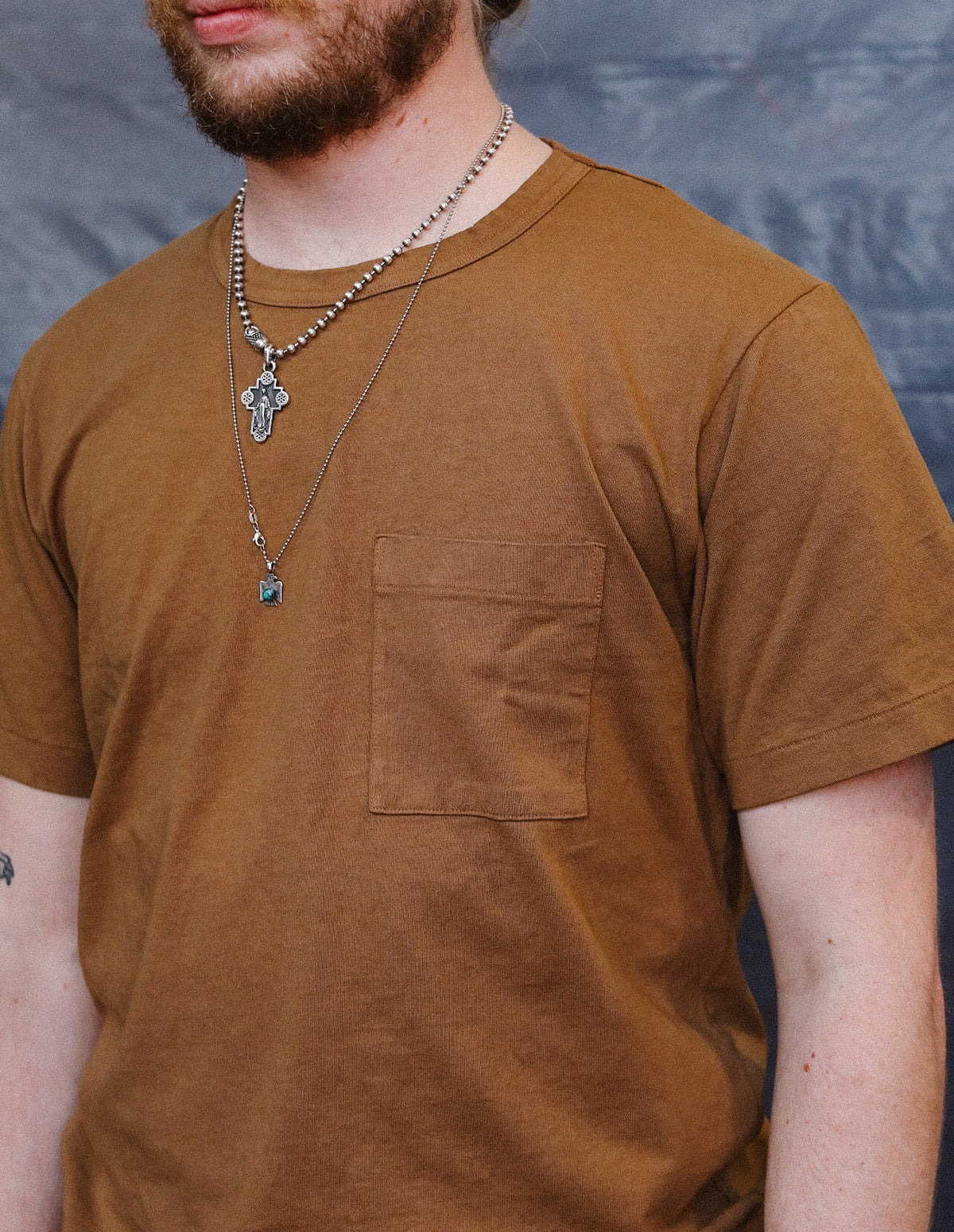 Dehen 1920 Heavy Duty Single Pocket Tee-Hardtack