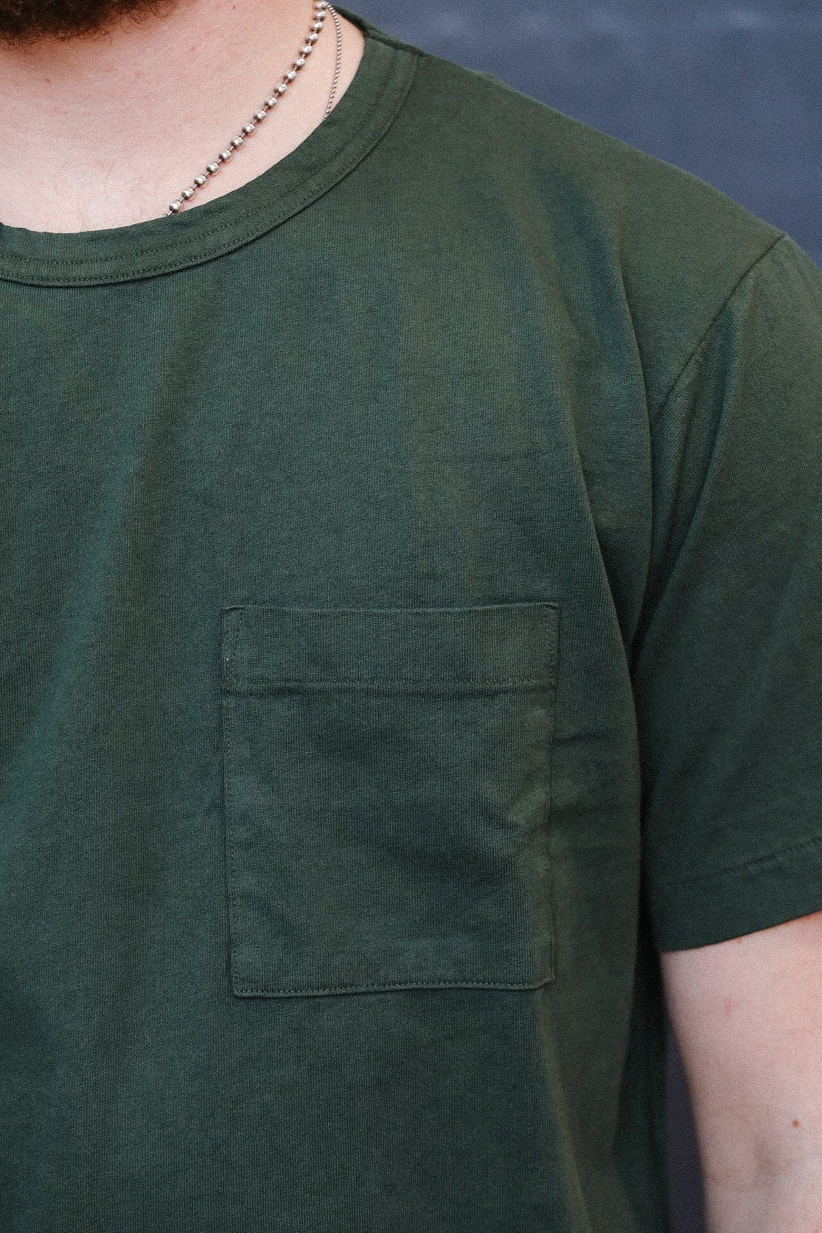 Dehen 1920 Heavy Duty Single Pocket Tee-Spruce