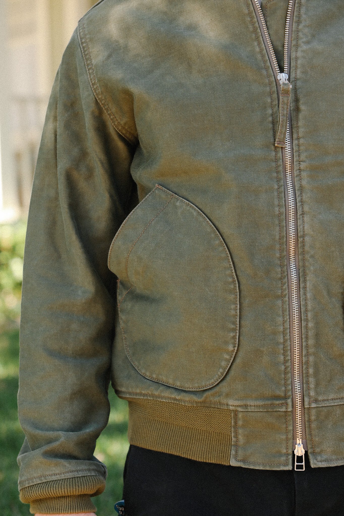 12oz Whipcord Tanker Jacket - Olive Drab Green IHM-47-ODG