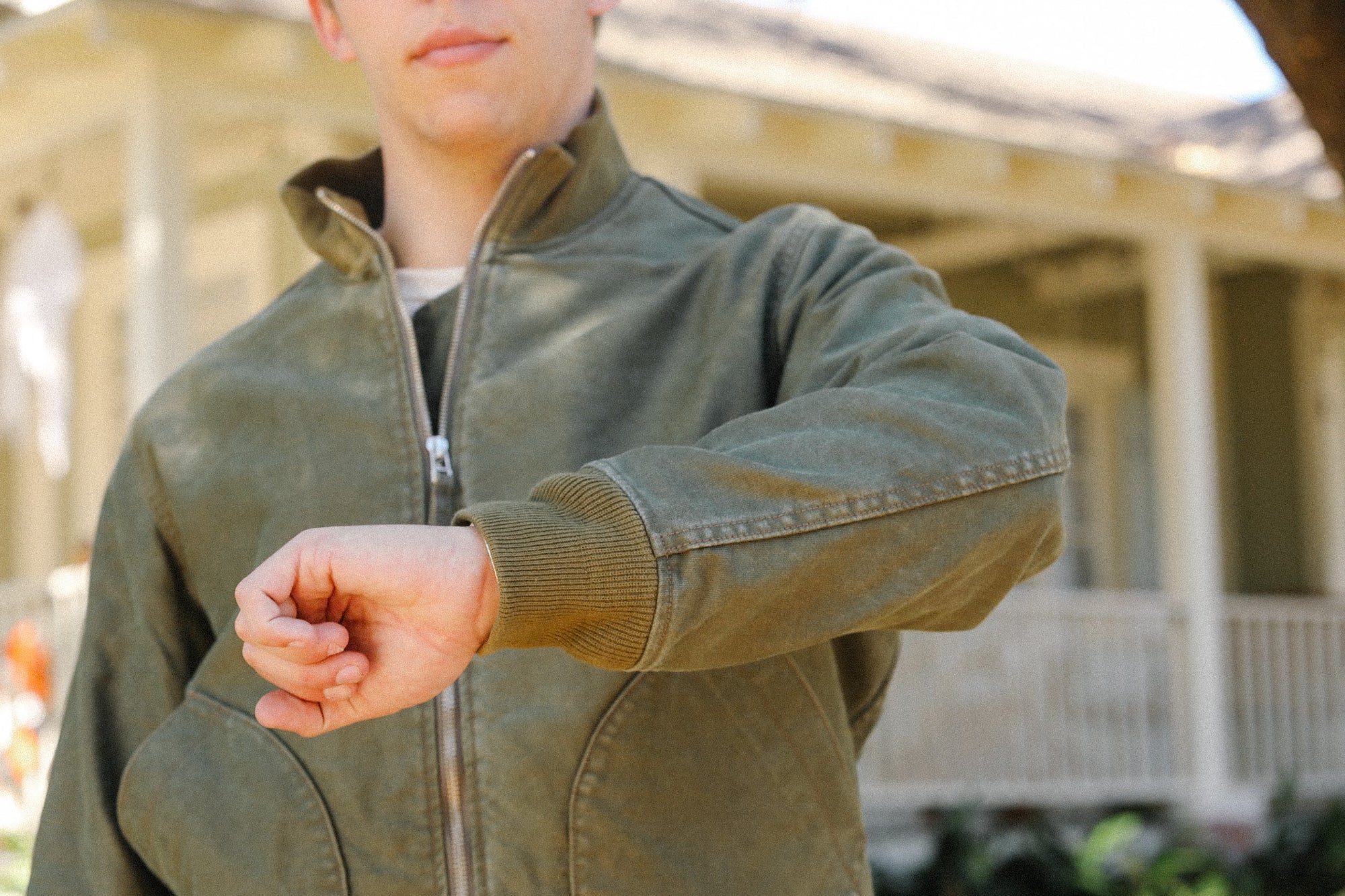 12oz Whipcord Tanker Jacket - Olive Drab Green IHM-47-ODG