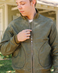 12oz Whipcord Tanker Jacket - Olive Drab Green IHM-47-ODG